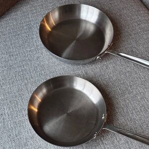 Premium Stainless Steel Skillet Duo